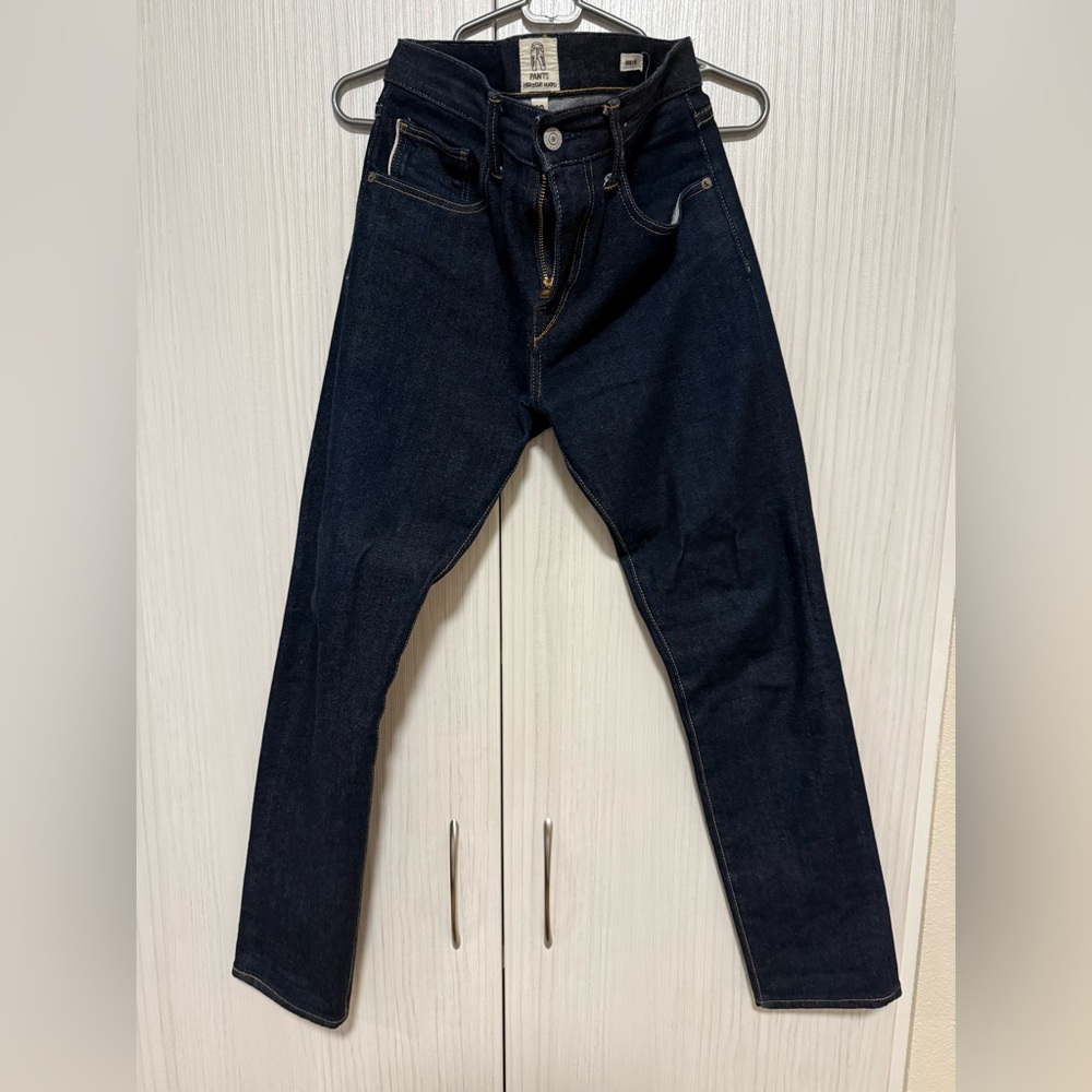 Hiroshi Kato Men's Scissor's Slim - Taper Fit Selvedge Jeans 30x31 -